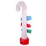 Jingle Jollys Christmas Inflatable Candy Pole 2.4M Illuminated Decorations - Occasions > Christmas > Christmas
