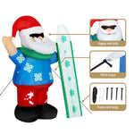 Jingle Jollys Christmas Inflatable Santa 1.6M Illuminated Decorations - Occasions > Christmas > Christmas Decorations