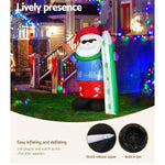 Jingle Jollys Christmas Inflatable Santa 1.6M Illuminated Decorations - Occasions > Christmas > Christmas Decorations