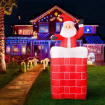 Jingle Jollys Christmas Inflatable Santa Pop Up 1.8M Illuminated Decorations - Occasions > Christmas > Christmas