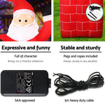 Jingle Jollys Christmas Inflatable Santa Pop Up 1.8M Illuminated Decorations - Occasions > Christmas > Christmas