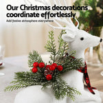 Jingle Jollys Christmas Reindeer 32cm Glitter Deer Ornaments Party Decorations - Occasions > Christmas > Christmas