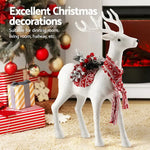 Jingle Jollys Christmas Reindeer 45cm Glitter Deer Ornaments Party Decorations - Occasions > Christmas > Christmas