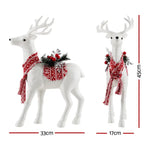Jingle Jollys Christmas Reindeer 45cm Glitter Deer Ornaments Party Decorations - Occasions > Christmas > Christmas