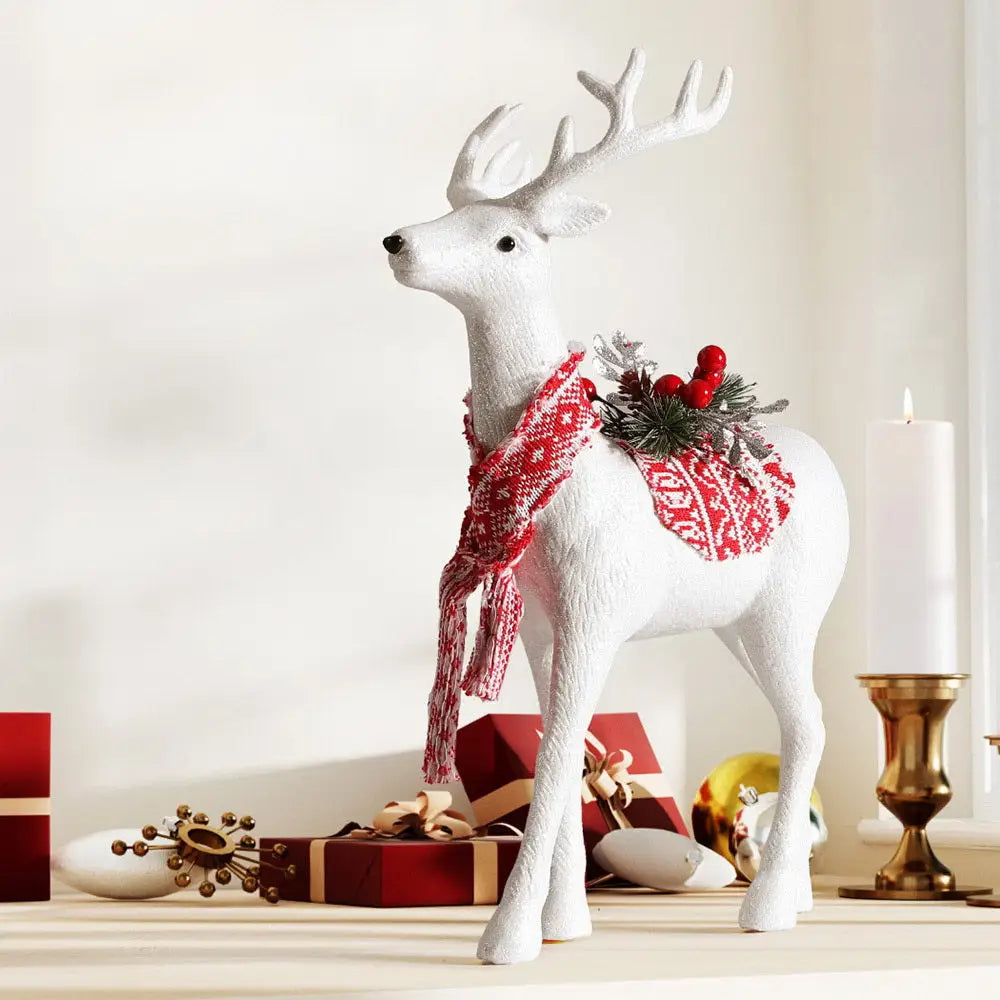 Jingle Jollys Christmas Reindeer 45cm Glitter Deer Ornaments Party Decorations - Occasions > Christmas > Christmas