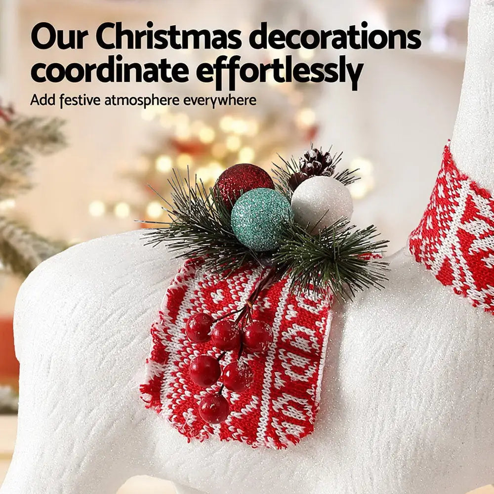 Jingle Jollys Christmas Reindeer 60cm Glitter Deer Ornaments Party Decorations - Occasions > Christmas > Christmas