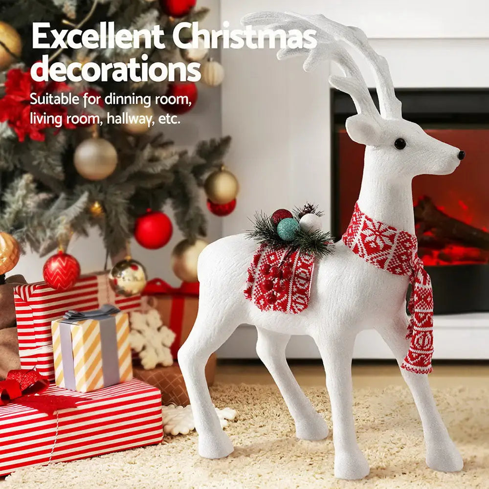 Jingle Jollys Christmas Reindeer 60cm Glitter Deer Ornaments Party Decorations - Occasions > Christmas > Christmas
