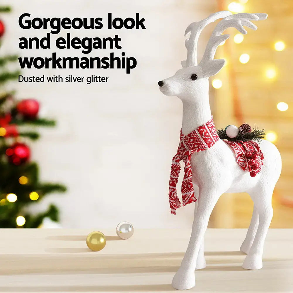 Jingle Jollys Christmas Reindeer 60cm Glitter Deer Ornaments Party Decorations - Occasions > Christmas > Christmas