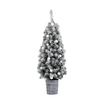 Jingle Jollys Christmas Tree 1.2M Potted Snowy Xmas Tree - Occasions > Christmas > Christmas Trees