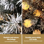 Jingle Jollys Christmas Tree 1.2M Potted Snowy Xmas Tree - Occasions > Christmas > Christmas Trees