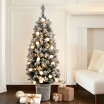 Jingle Jollys Christmas Tree 1.2M Potted Snowy Xmas Tree - Occasions > Christmas > Christmas Trees