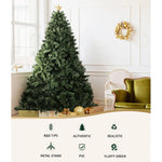 Jingle Jollys Christmas Tree 1.8m Green Xmas Tree 650 Tips - Occasions > Christmas > Christmas Trees