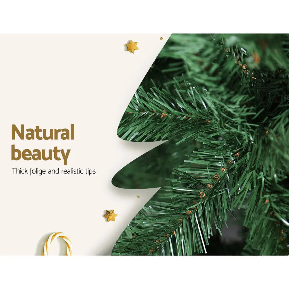 Jingle Jollys Christmas Tree 1.8m Green Xmas Tree 650 Tips - Occasions > Christmas > Christmas Trees