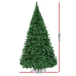 Jingle Jollys Christmas Tree 1.8m LED Xmas Tree 874 Tips - Occasions > Christmas > Christmas Trees