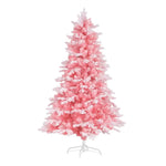 Jingle Jollys Christmas Tree 1.8m Pink Xmas Tree Snowy Party Decor 810 Tips - Occasions > Christmas > Christmas Trees
