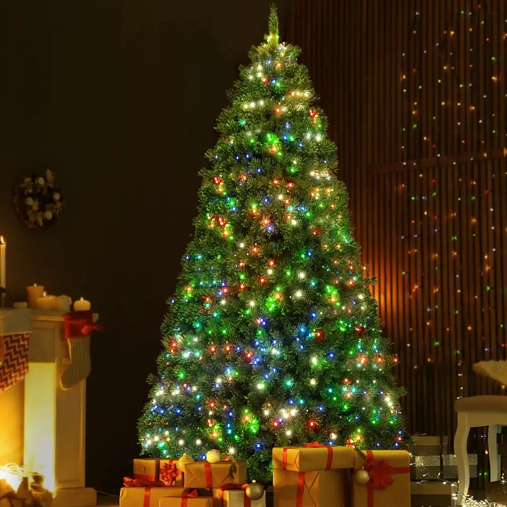 Jingle Jollys Christmas Tree 1.8m RGB Remote LED Tree Party Decoration 890 Tips - Occasions > Christmas > Christmas