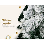 Jingle Jollys Christmas Tree 1.8m Snow Flocked Xmas Tree 468 Tips - Occasions > Christmas > Christmas Trees