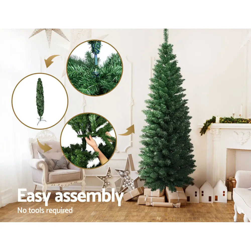 Jingle Jollys Christmas Tree 1.8m Xmas Tree Green 300 Tips - Occasions > Christmas > Christmas Trees