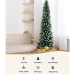 Jingle Jollys Christmas Tree 1.8m Xmas Tree Snowy 300 Tips - Occasions > Christmas > Christmas Trees