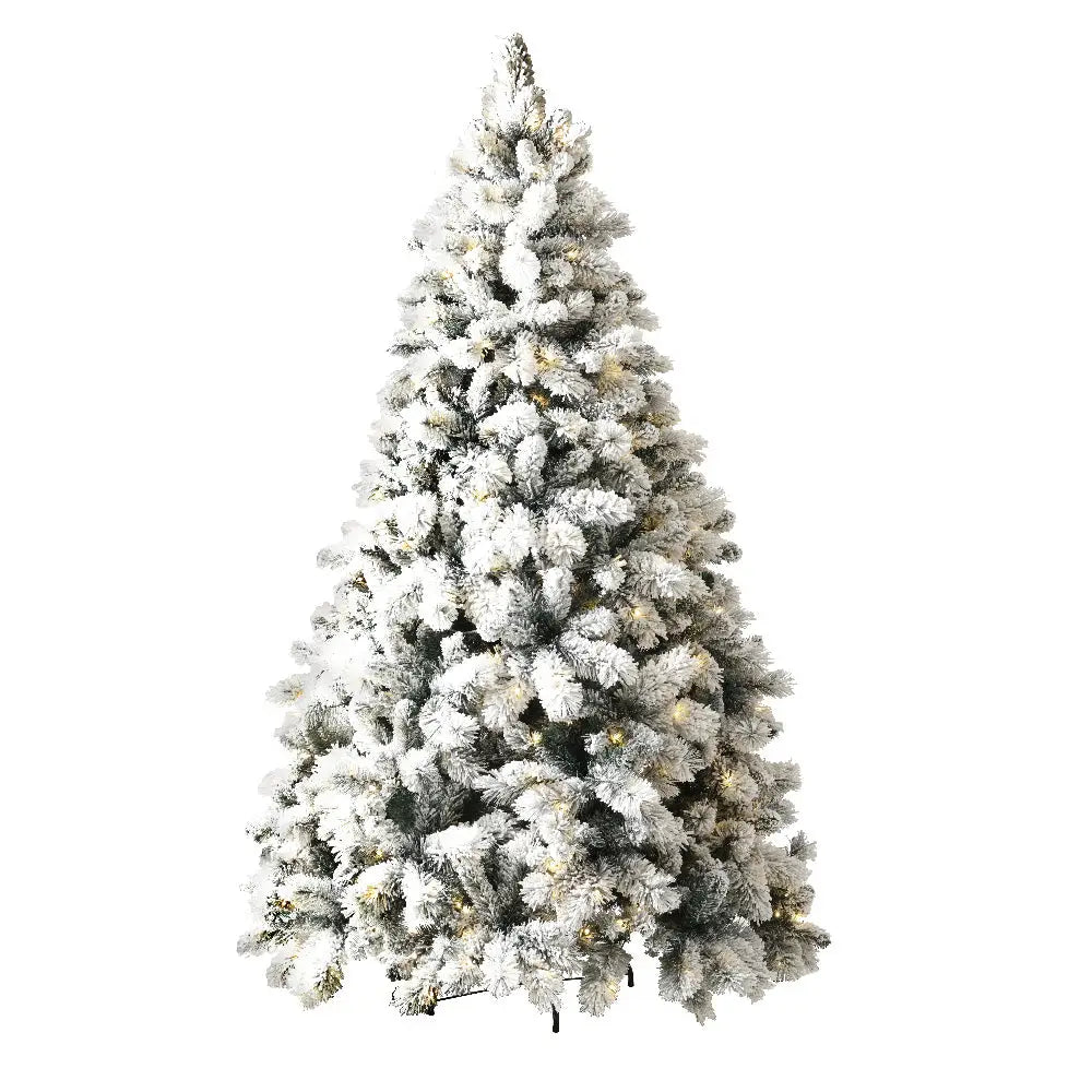 Jingle Jollys Christmas Tree 1.8M Xmas Tree with 350 LED Lights Snowy Tips - Occasions > Christmas > Christmas Trees