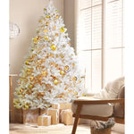 Jingle Jollys Christmas Tree 2.1m 1000 White Tips Xmas Tree - Occasions > Christmas > Christmas Trees