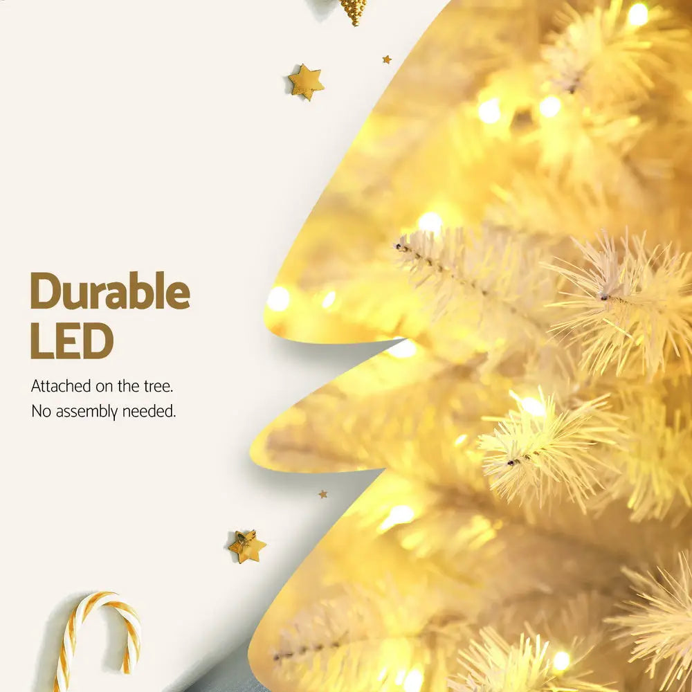 Jingle Jollys Christmas Tree 2.1m 500 LED Xmas Tree White 1260 Tips - Occasions > Christmas > Christmas Trees