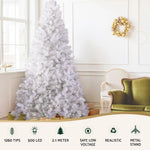 Jingle Jollys Christmas Tree 2.1m 500 LED Xmas Tree White 1260 Tips - Occasions > Christmas > Christmas Trees