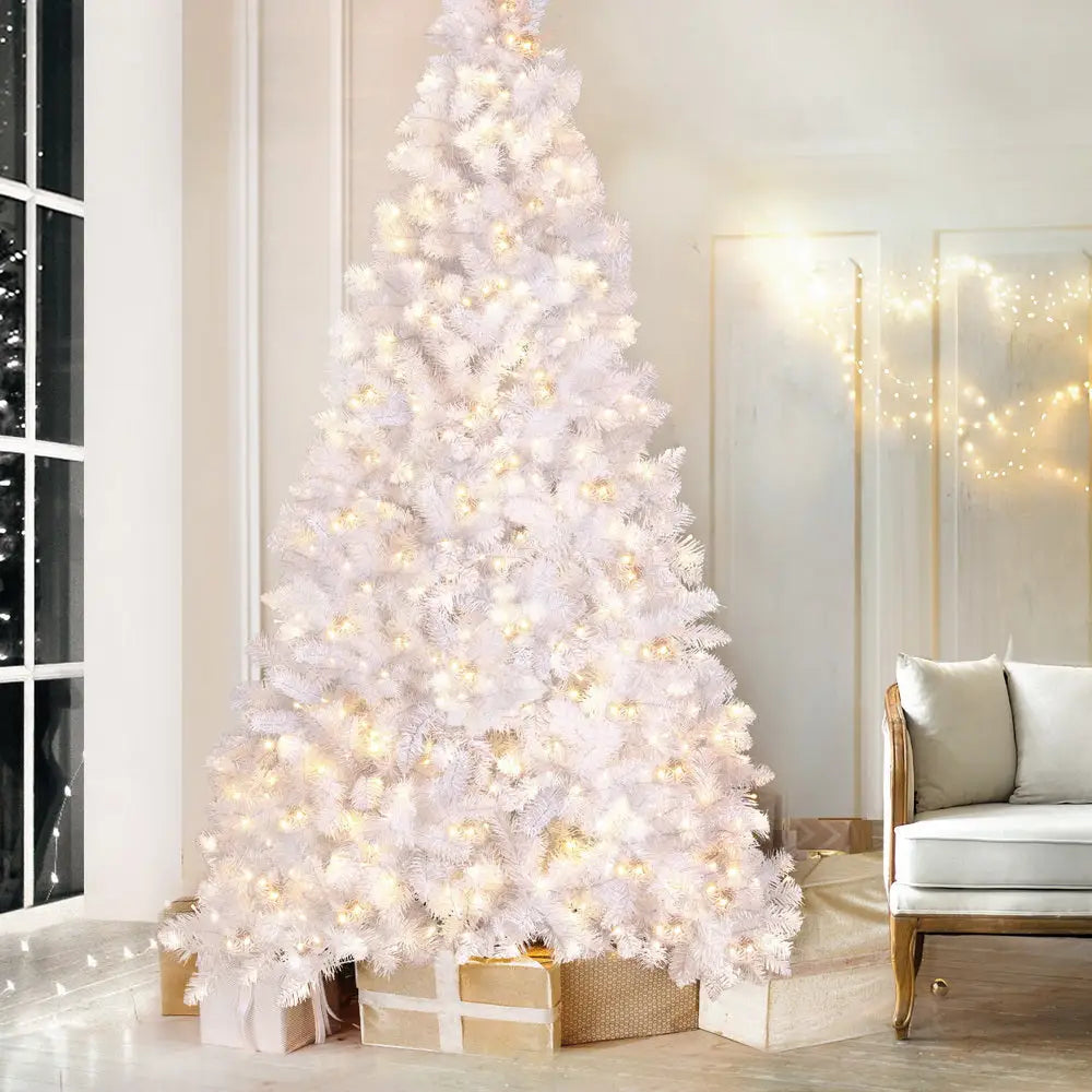 Jingle Jollys Christmas Tree 2.1m 500 LED Xmas Tree White 1260 Tips - Occasions > Christmas > Christmas Trees