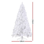Jingle Jollys Christmas Tree 2.1m 500 LED Xmas Tree White 1260 Tips - Occasions > Christmas > Christmas Trees