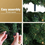 Jingle Jollys Christmas Tree 2.1M Corner Xmas Tree Party Decorations 430 Tips - Occasions > Christmas > Christmas Trees