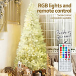 Jingle Jollys Christmas Tree 2.1m RGB Remote Xmas Party Decorations 1310 Tips - Occasions > Christmas > Christmas Trees