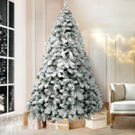 Jingle Jollys Christmas Tree 2.1m Snow Flocked Xmas Tree 780 Tips - Occasions > Christmas > Christmas Trees