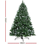 Jingle Jollys Christmas Tree 2.1m Snowy Xmas Tree 905 Tips - Occasions > Christmas > Christmas Trees