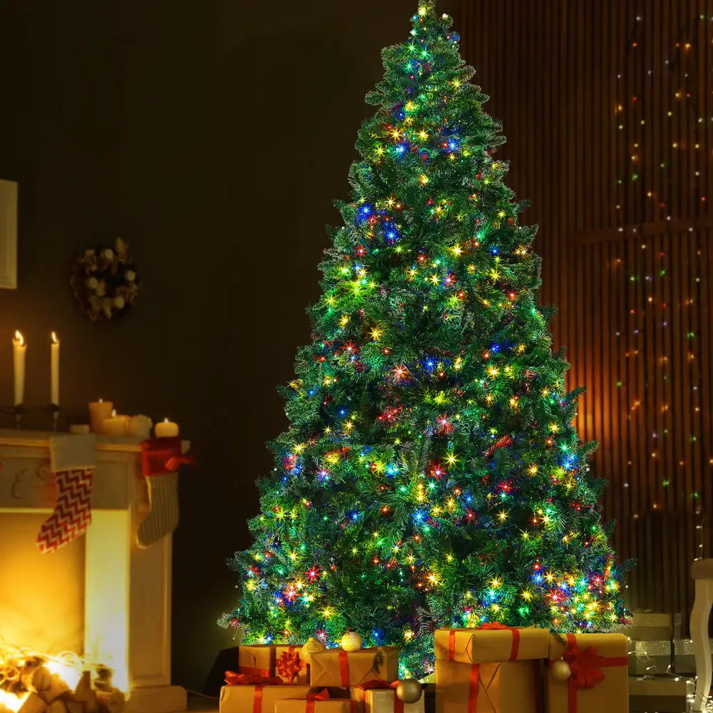 Jingle Jollys Christmas Tree 2.1m Xmas Tree 8 Light Mode Multi Colour - Occasions > Christmas > Christmas Trees