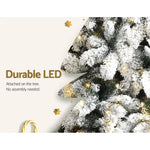 Jingle Jollys Christmas Tree 2.1M Xmas Tree with 500 LED Lights Snowy Tips - Occasions > Christmas > Christmas Trees