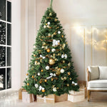 Jingle Jollys Christmas Tree 2.4M Xmas Tree Pine Needles 2100 Tips - Occasions > Christmas > Christmas Trees