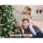 Jingle Jollys Christmas Tree 2.4M Xmas Trees Decorations Snowy 1500 Tips - Occasions > Christmas > Christmas Trees