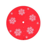Jingle Jollys Christmas Tree Skirt 120cm Snowflake Ornaments Party Decorations - Occasions > Christmas > Christmas