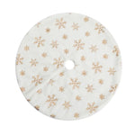 Jingle Jollys Christmas Tree Skirt 90cm Snowflake Ornaments Xmas Decorations - Occasions > Christmas > Christmas