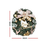 Jingle Jollys Christmas Wreath 60CM Garland Flowers Baubles Party Decorations - Occasions > Christmas > Christmas