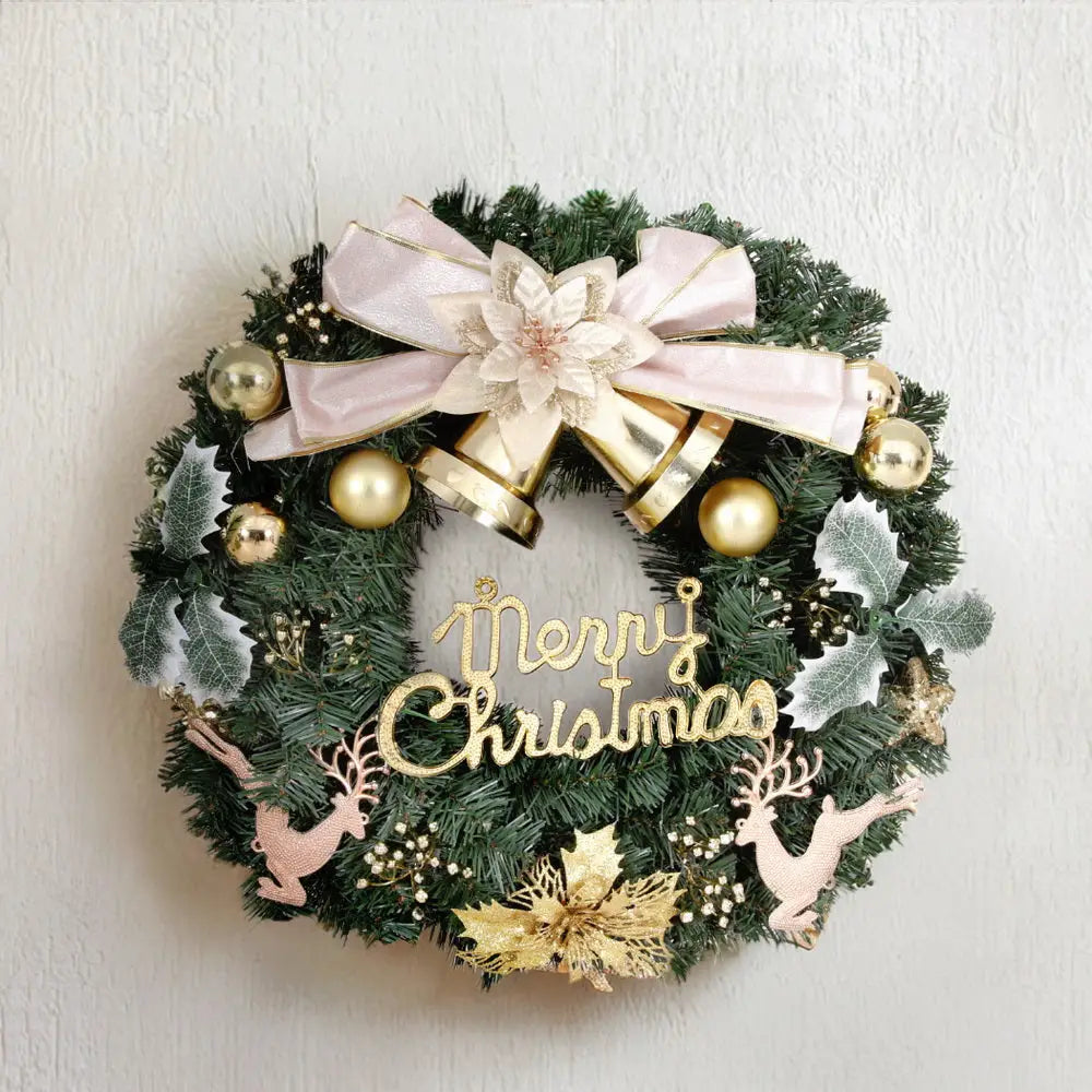 Jingle Jollys Christmas Wreath 60CM Garland Flowers Baubles Party Decorations - Occasions > Christmas > Christmas