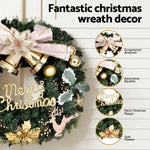 Jingle Jollys Christmas Wreath 60CM Garland Flowers Baubles Party Decorations - Occasions > Christmas > Christmas