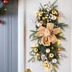 Jingle Jollys Hanging Christmas Garland 45cm Staircase Door Party Decor - Occasions > Christmas > Christmas Wreaths &