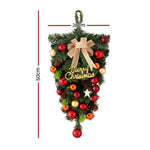 Jingle Jollys Hanging Christmas Garland 50CM Ornaments Party Decorations - Occasions > Christmas > Christmas Wreaths &