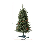 Jingle Jollys Mini Christmas Tree 90cm LED Xmas Tree Party Decorations - Occasions > Christmas > Christmas Trees