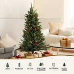 Jingle Jollys Mini Christmas Tree 90cm LED Xmas Tree Party Decorations - Occasions > Christmas > Christmas Trees