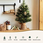 Jingle Jollys Tabletop Christmas Tree 60CM 8 Light Modes Timer Function - Occasions > Christmas > Christmas Trees