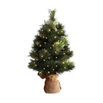Jingle Jollys Tabletop Christmas Tree 60CM 8 Light Modes Timer Function - Occasions > Christmas > Christmas Trees