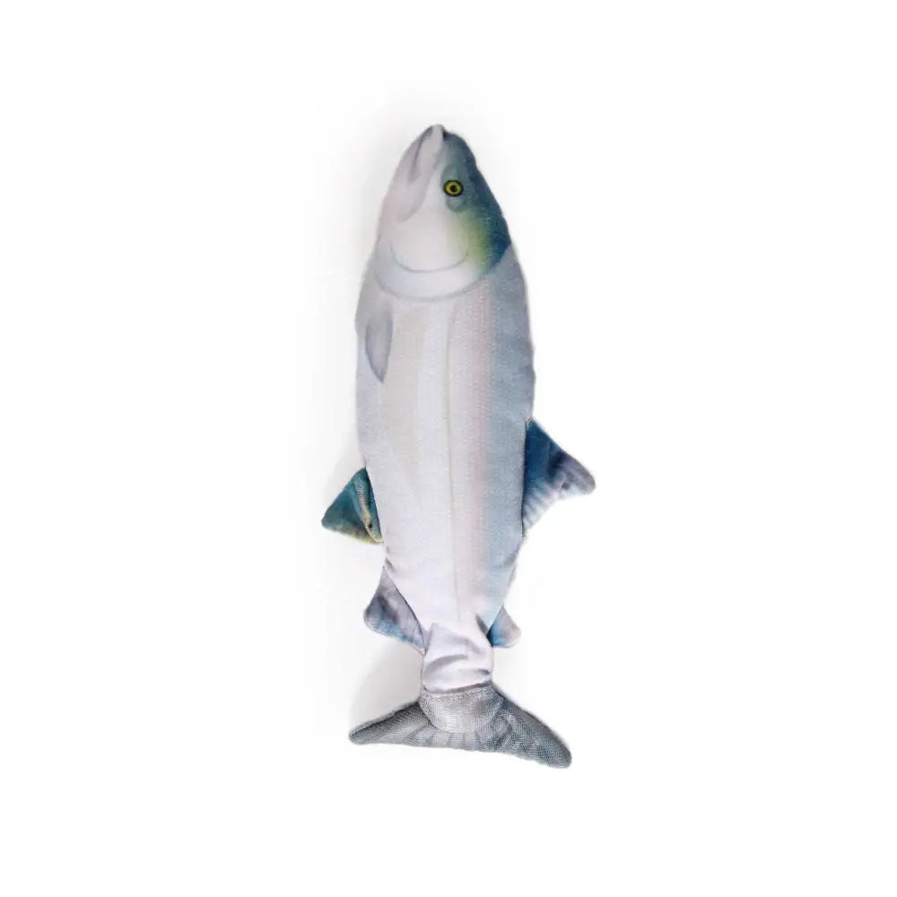 Jittering Sardine Cat Toy Flopping Dancing Fish + Catnip Silvervine Electric USB - Pet Care > Toys > Cat Toys