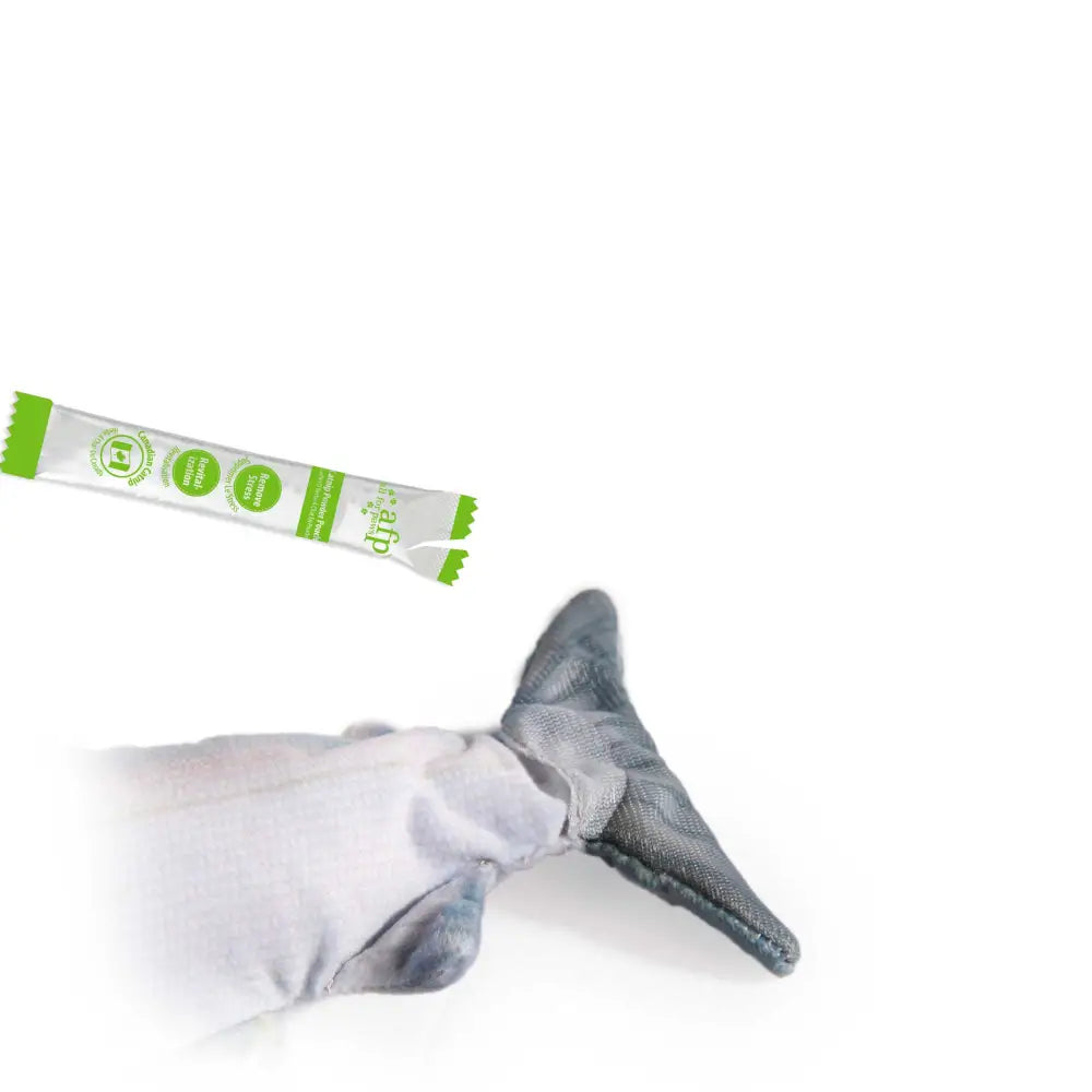 Jittering Sardine Cat Toy Flopping Dancing Fish + Catnip Silvervine Electric USB - Pet Care > Toys > Cat Toys